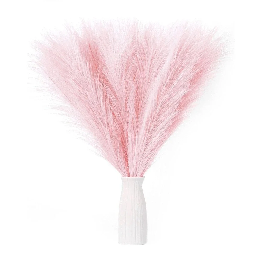 6 Piece Fluffy Artificial Pampas Grass For Wedding‎ Or Boho Home Decor 18